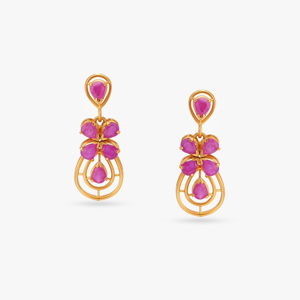 Elegant Gold Drop Earrings