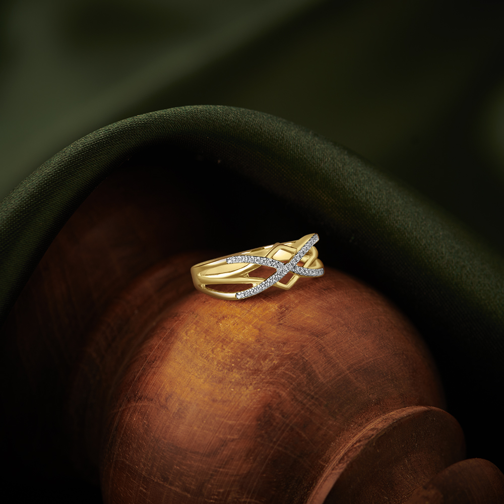 Contemporary Eternity Diamond Ring