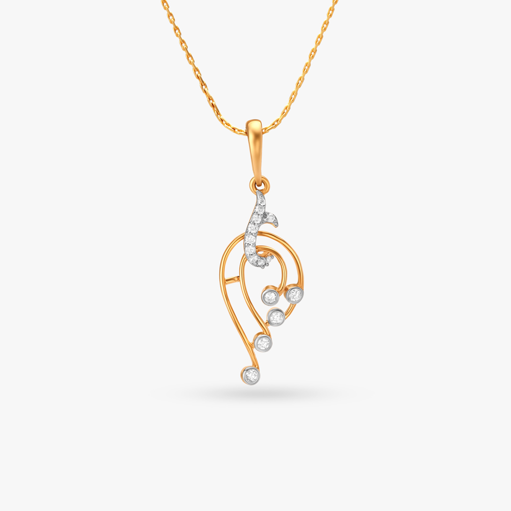 Harmony of Simplicity Diamond Pendant