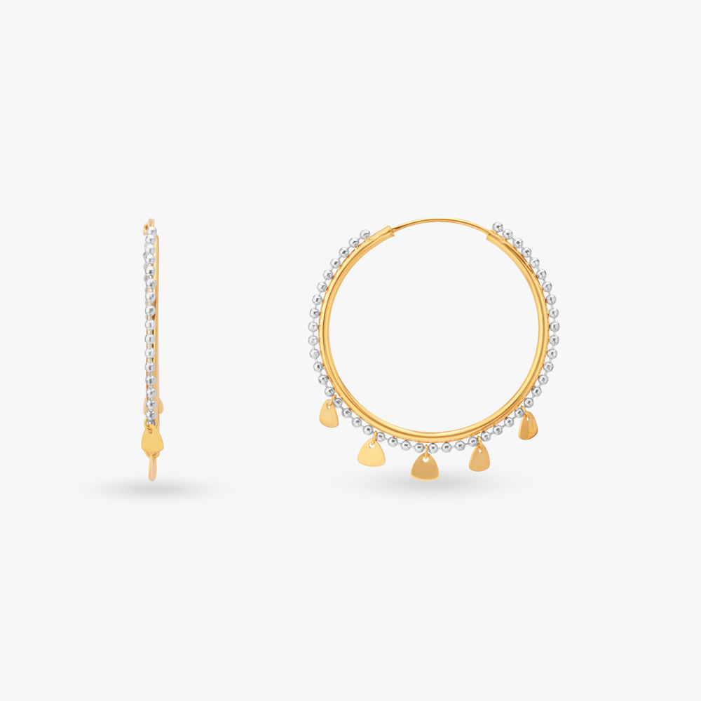 

Geometric Gold Hoop Earrings