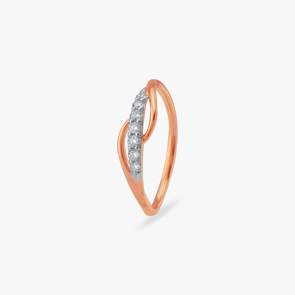 Crossover Gleam Diamond Ring