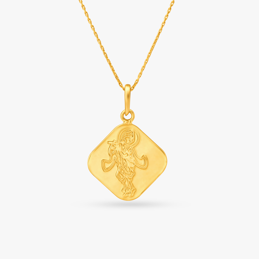

Divine Lord Krishna Gold Pendant