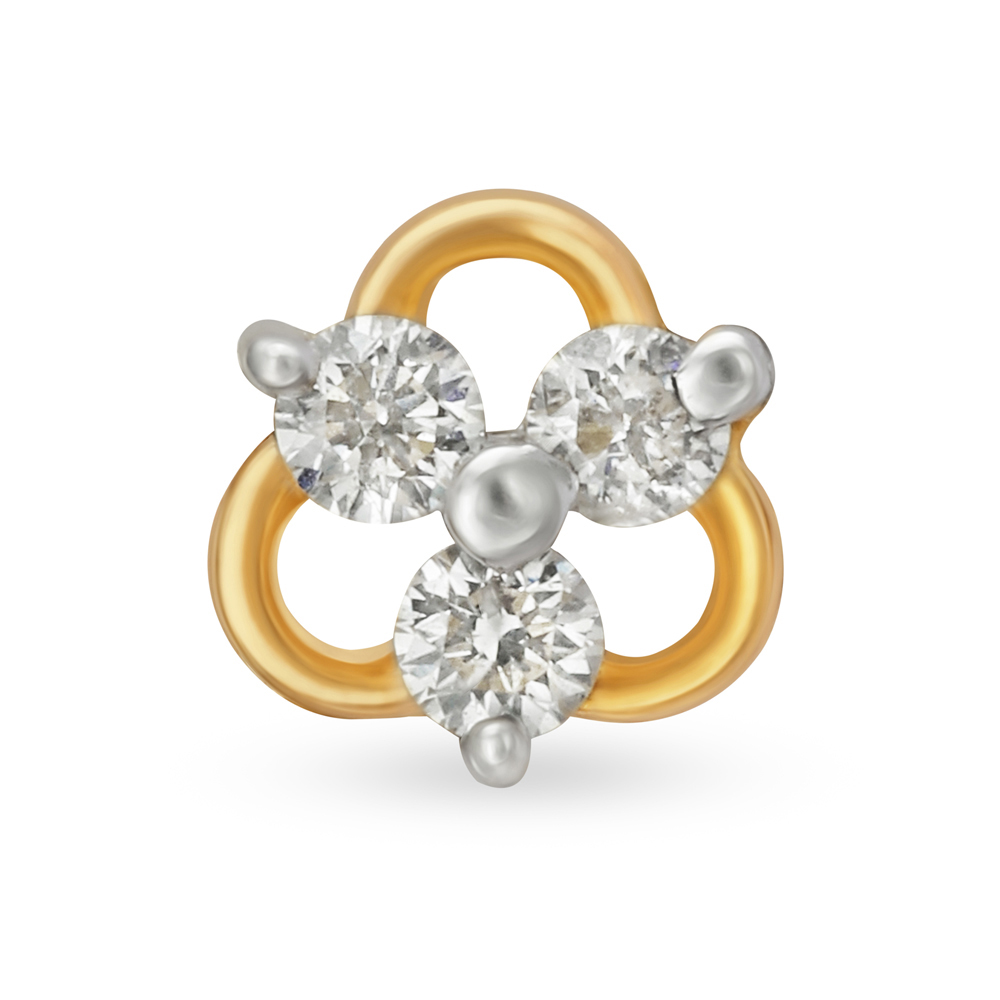 Glorious Traditional Diamond Nose Pin