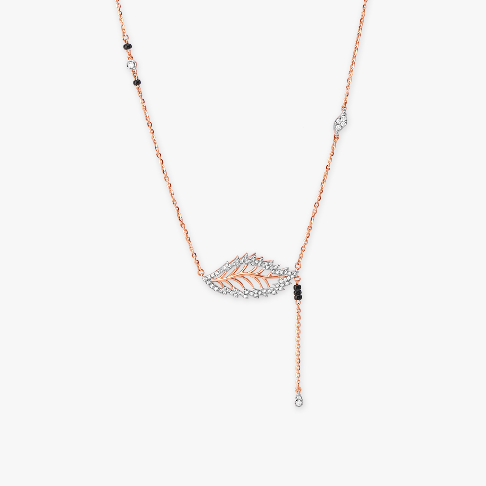 Verdant Whisper Diamond Mangalsutra