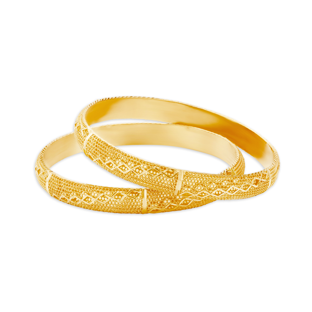

Eclectic Gold Bangle