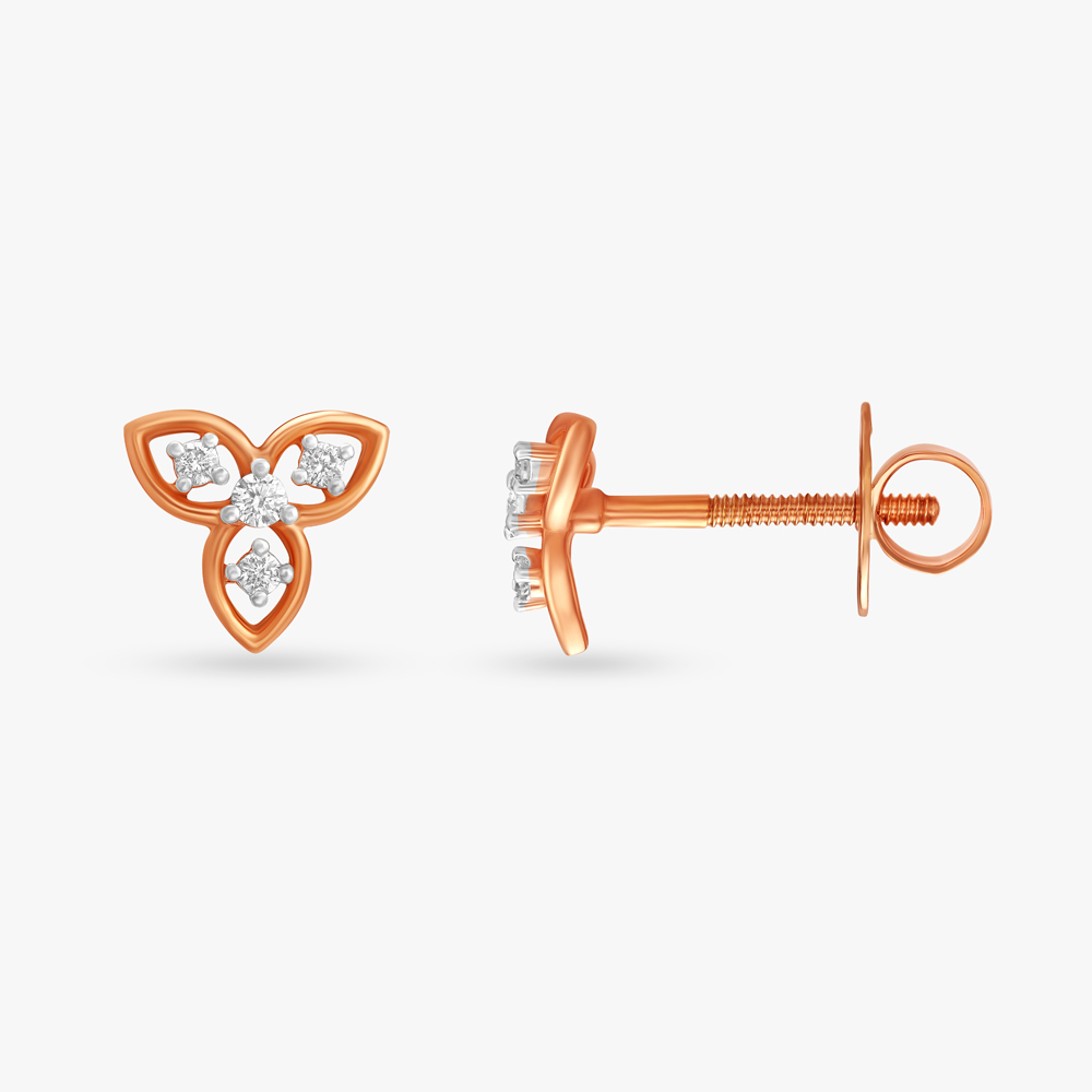 

Trillium Diamond Stud Earrings