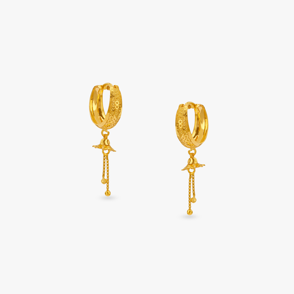 Sunbell Grace Gold Hoop Earrings