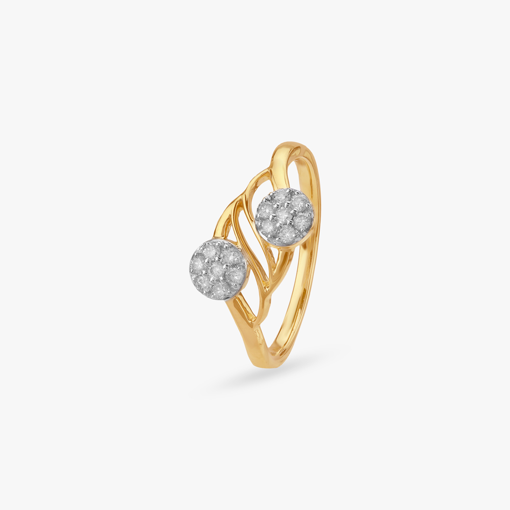 Twin Sparkle Diamond Ring