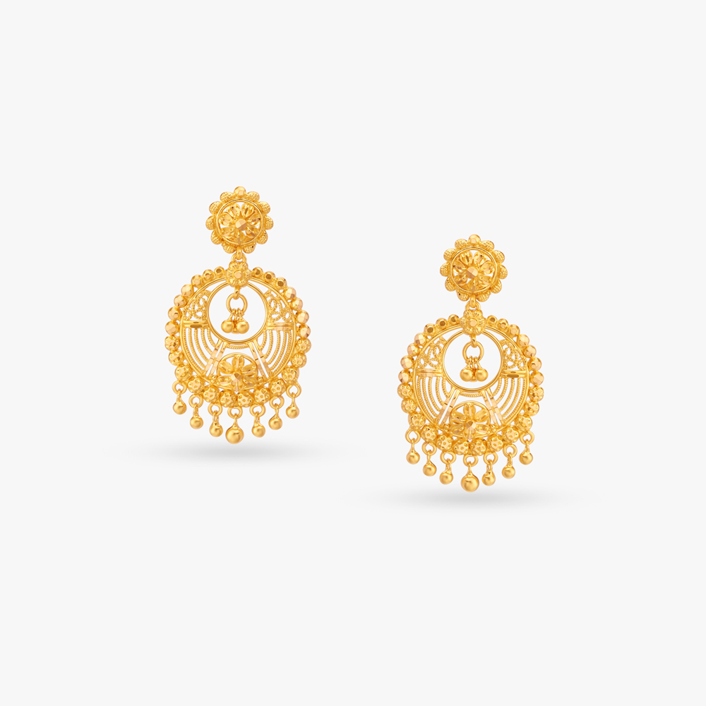 Elegant Gold Drop Earrings