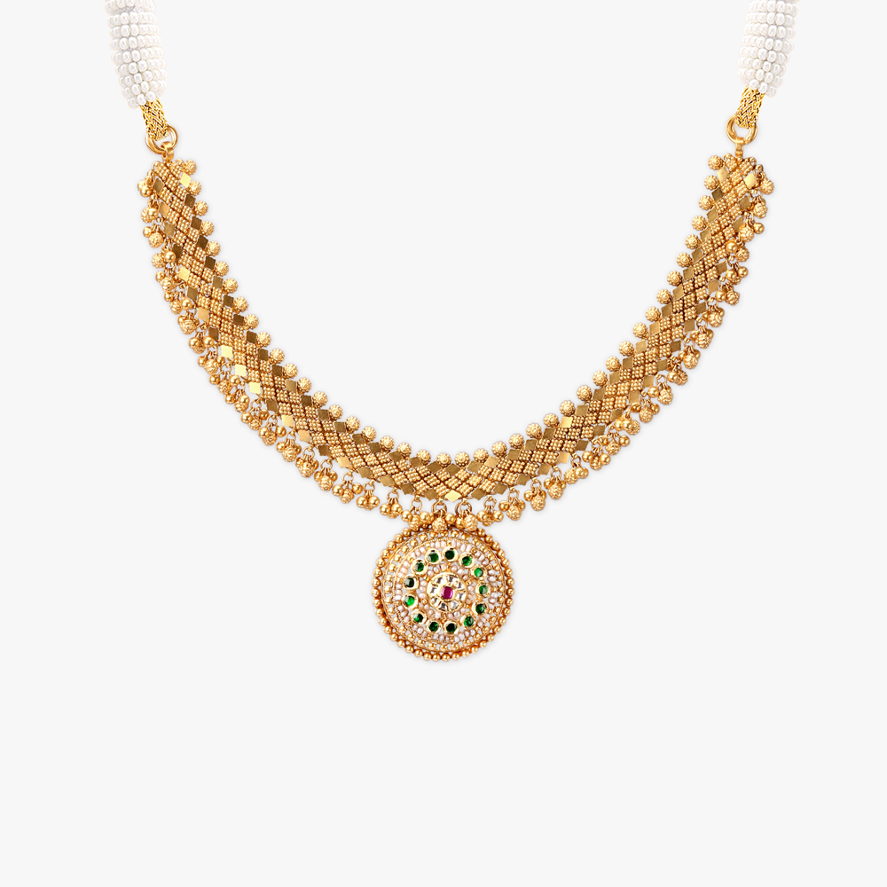 

Timeless Elegance Gold Necklace Set