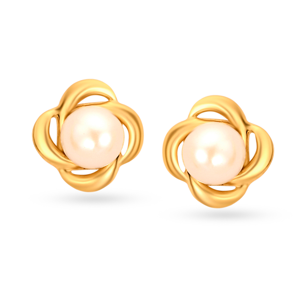 Riona Pearl Stud Earrings