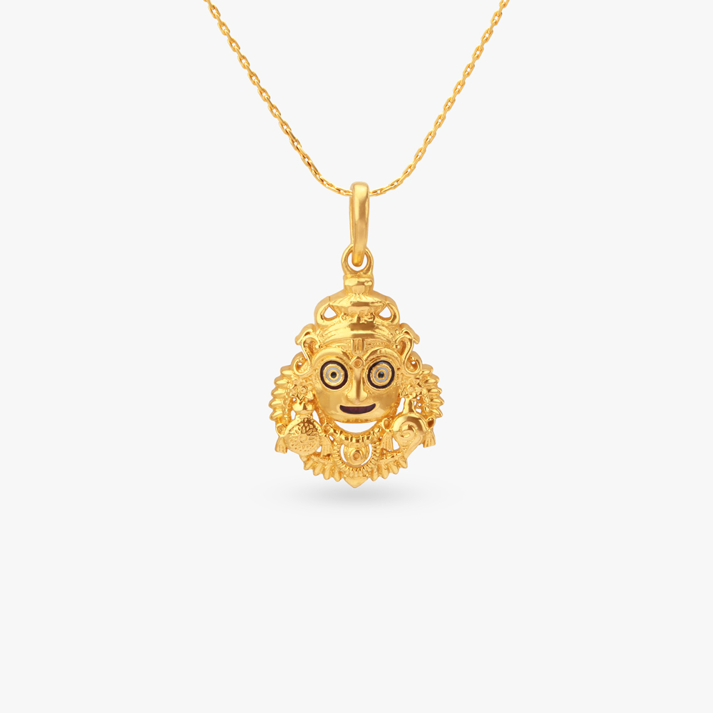 Jagannath Splendour Gold Pendant
