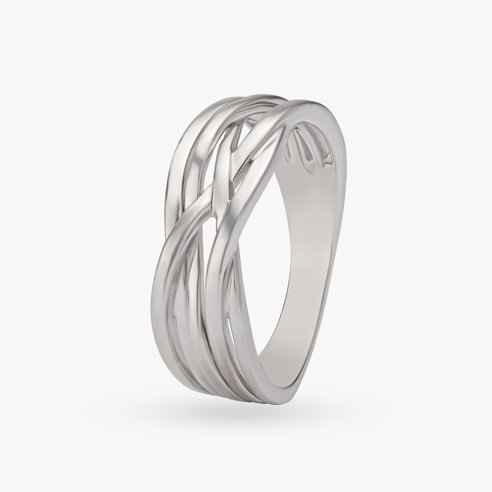 Snazzy Platinum Ring
