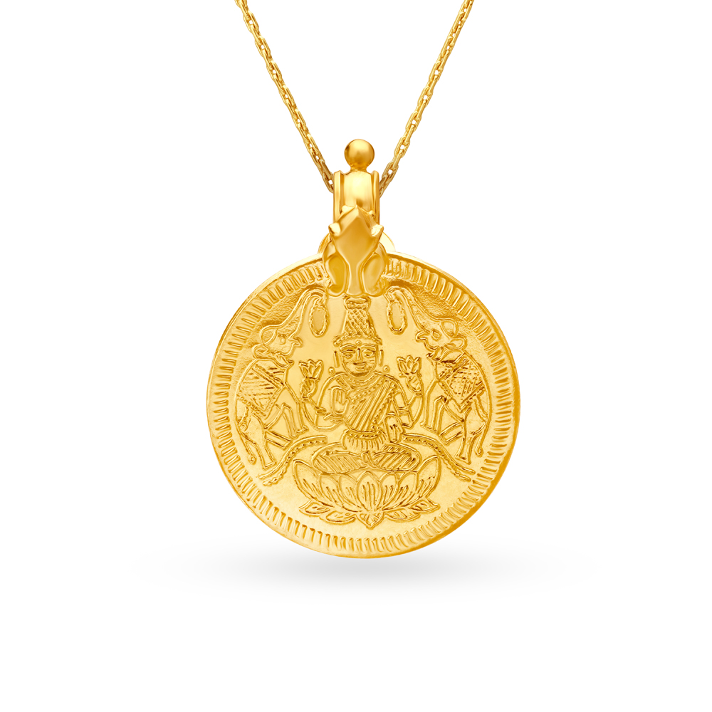 Opulent Temple Gold Pendant Jacket