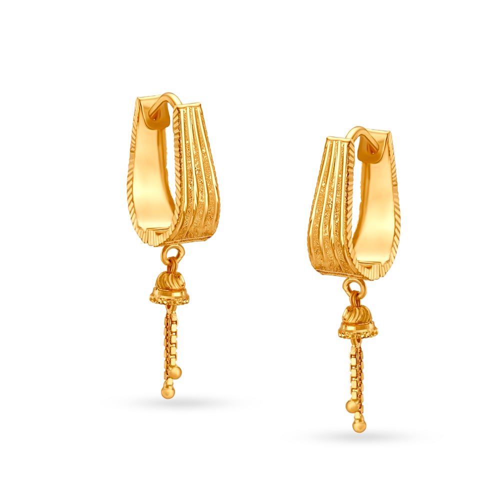 

Exuberant Gold Hoop Earrings