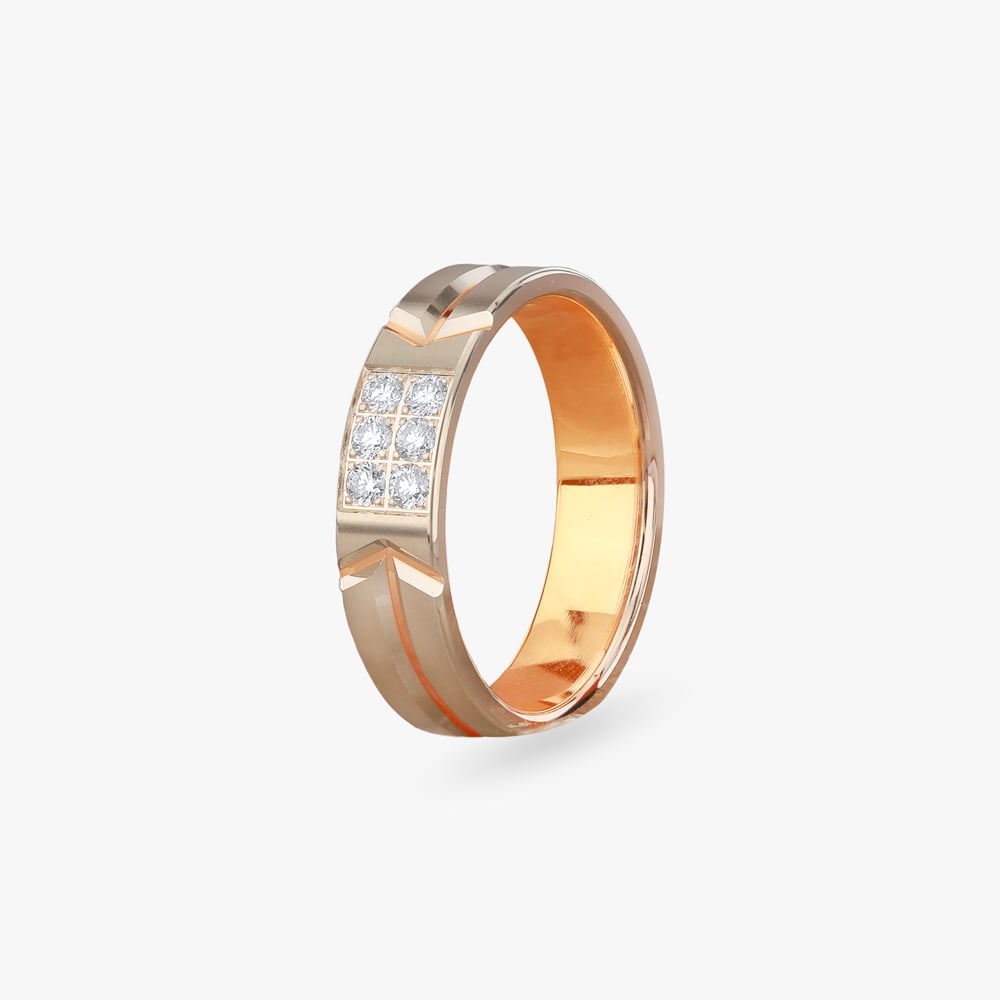 Luxe Axis Diamond Ring for Men