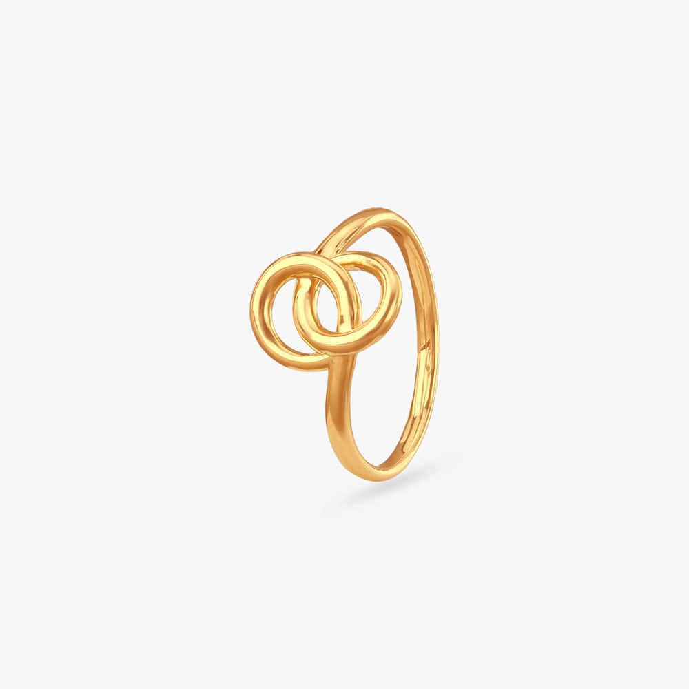Circle Duo Gold Ring