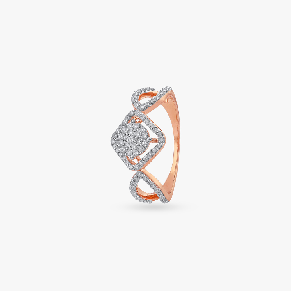 Classic Curve Diamond Ring