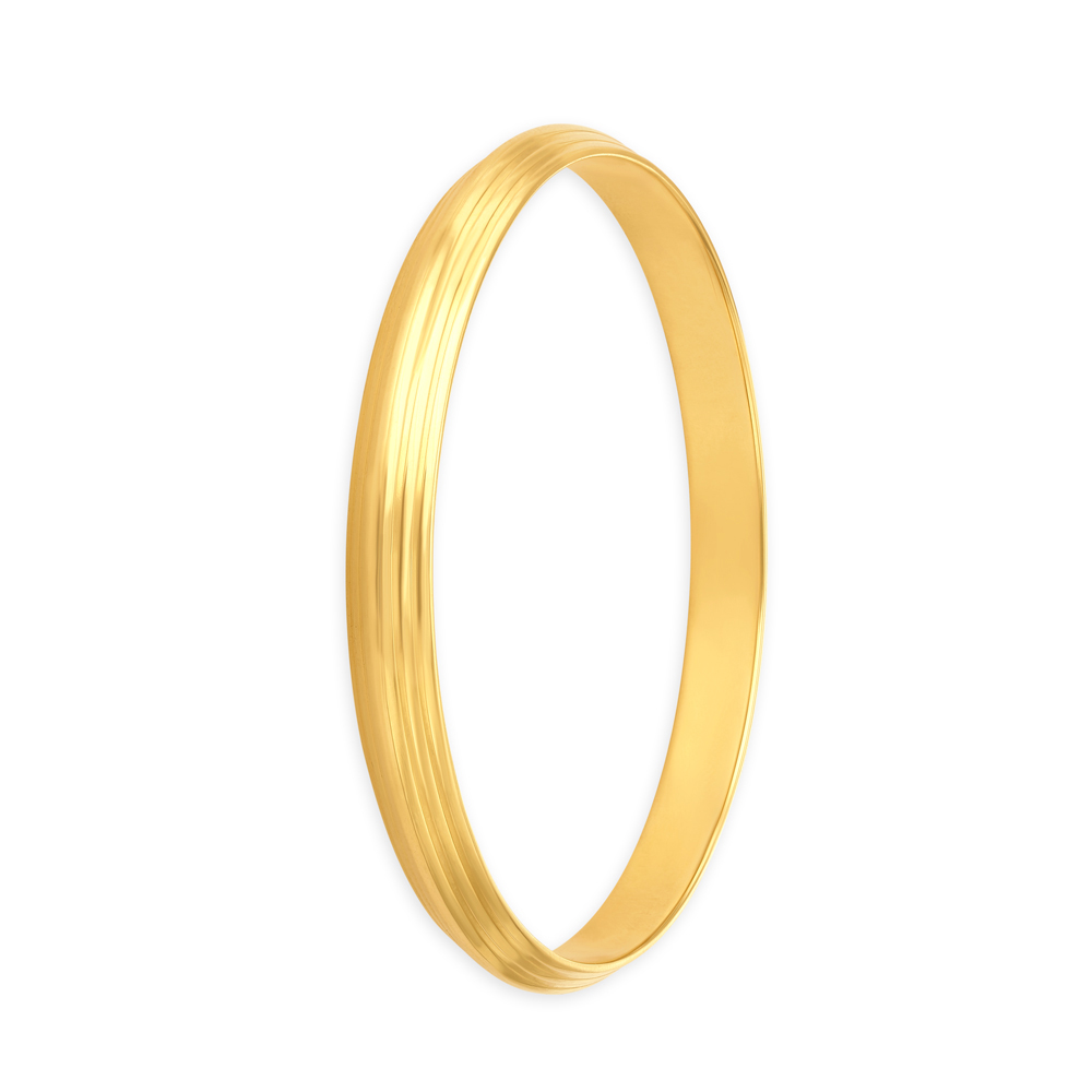 

Timeless Groove Gold Kada for Men