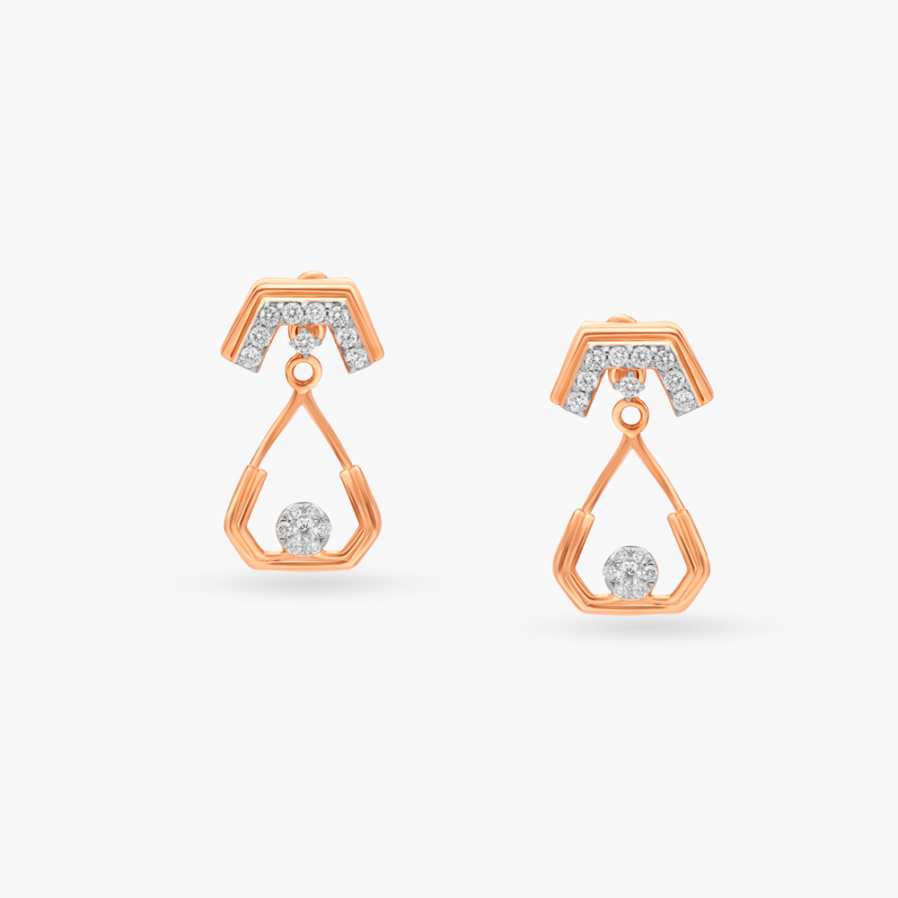 Everyday Grace Diamond Stud Earrings