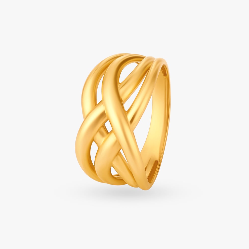 Statement Gold Finger Ring