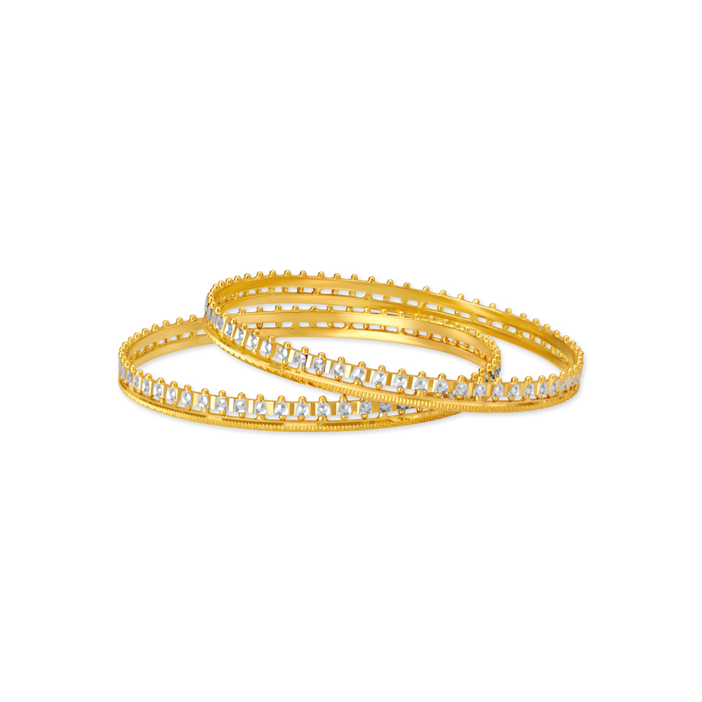 

Ardent Yellow Gold Circlet Bangles