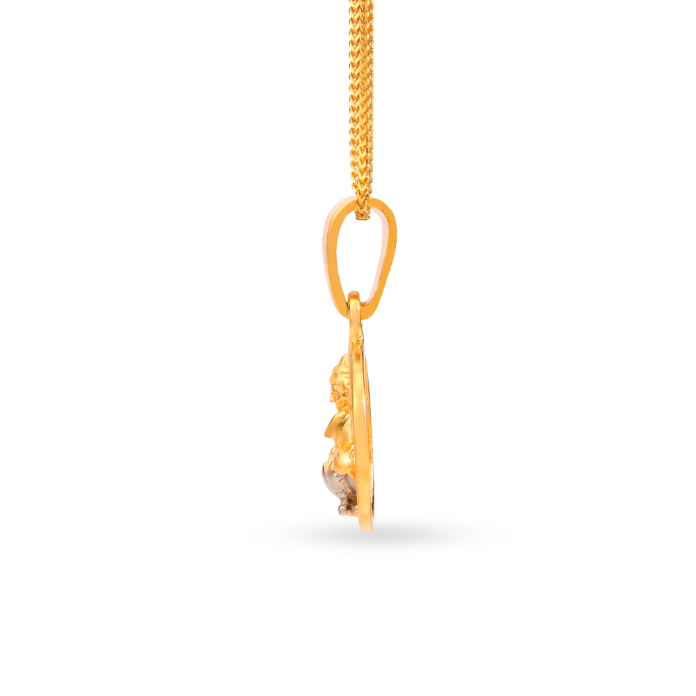 

Lavish Lakshmi Gold Pendant