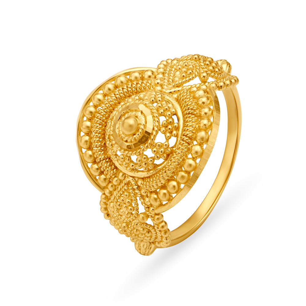 Elaborate Traditional Gold Ring