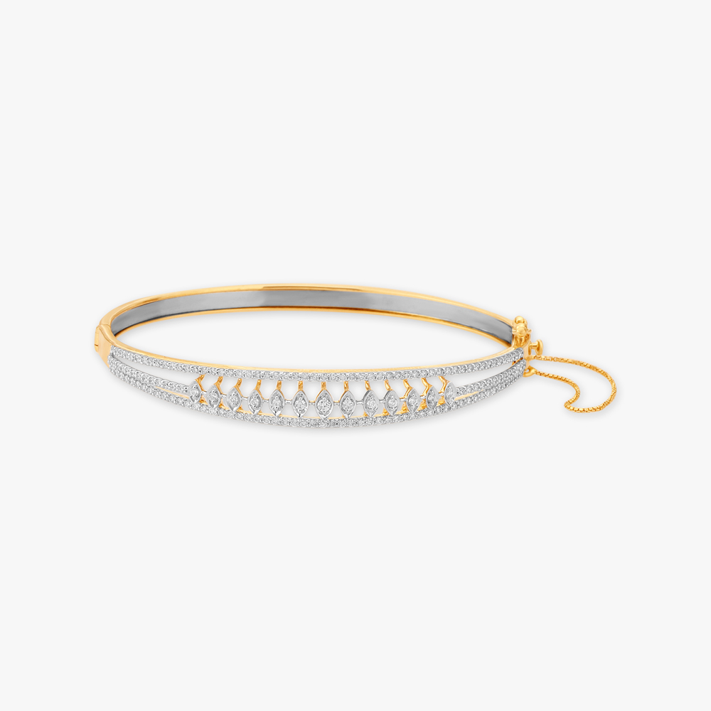 Marquise Diamond Bangle
