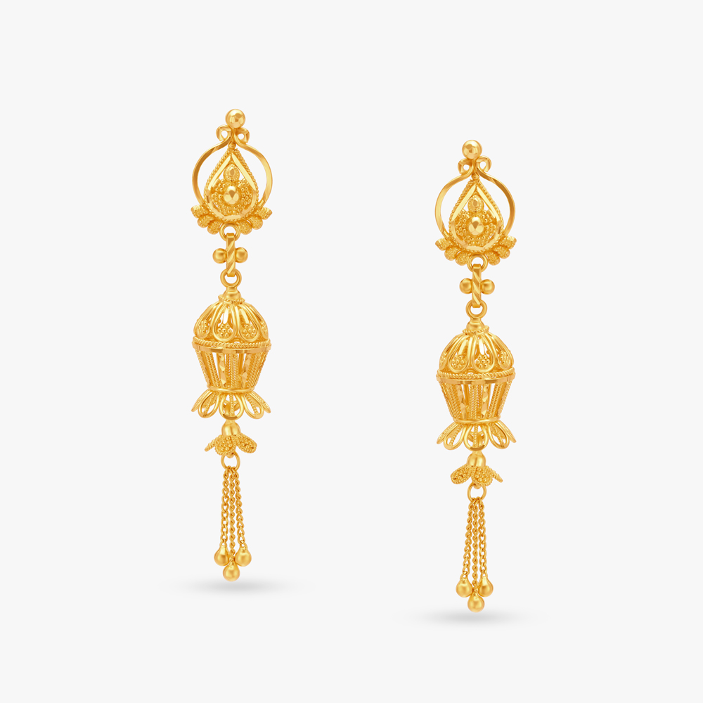 Dribbles Of Sophistication Drop Earrings