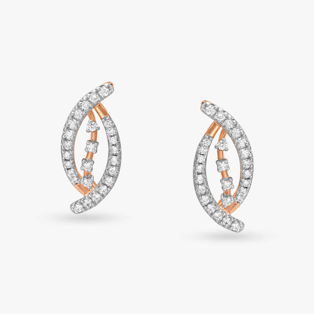 Spell Of Elegance Diamond Stud Earrings