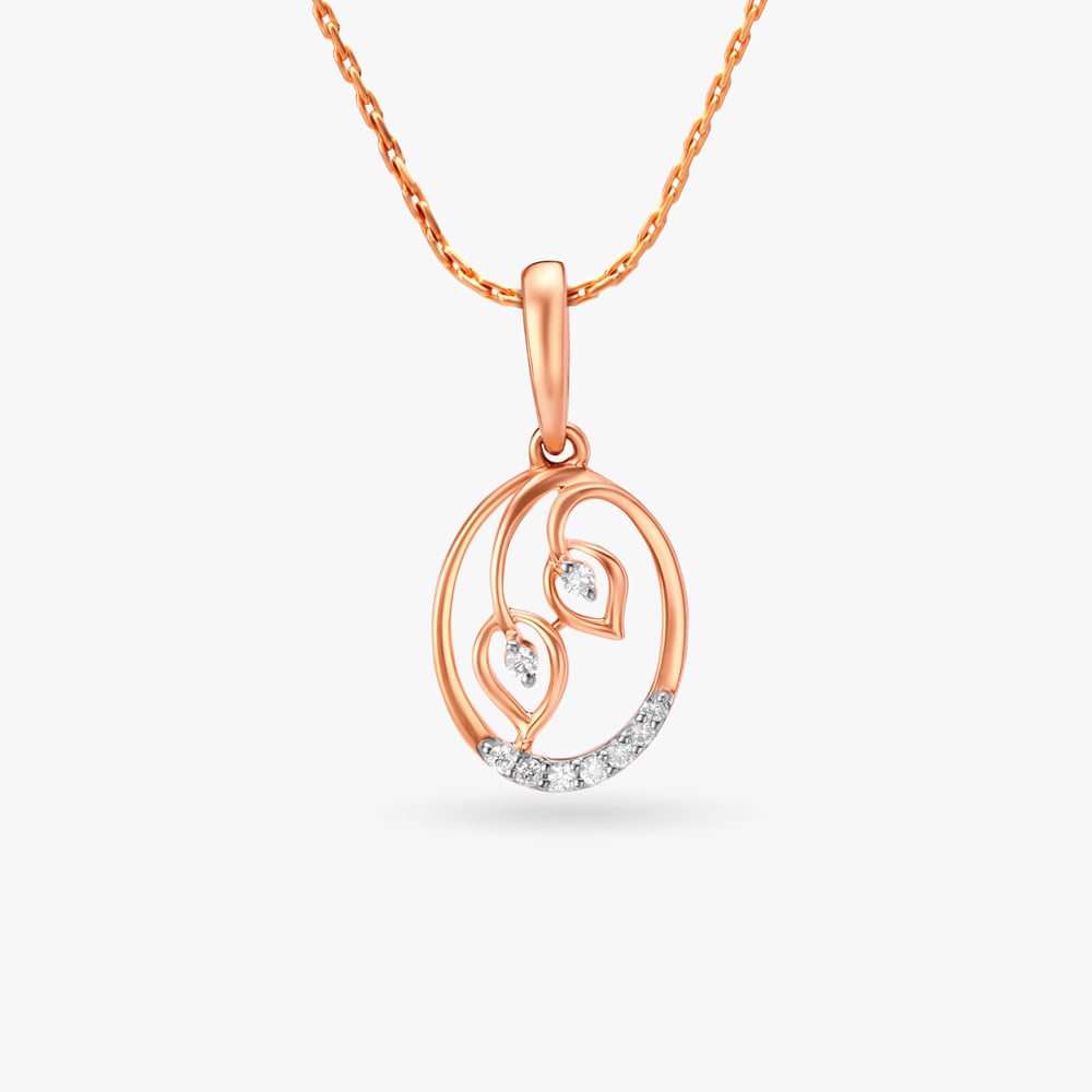 Delicate Unity Diamond Pendant