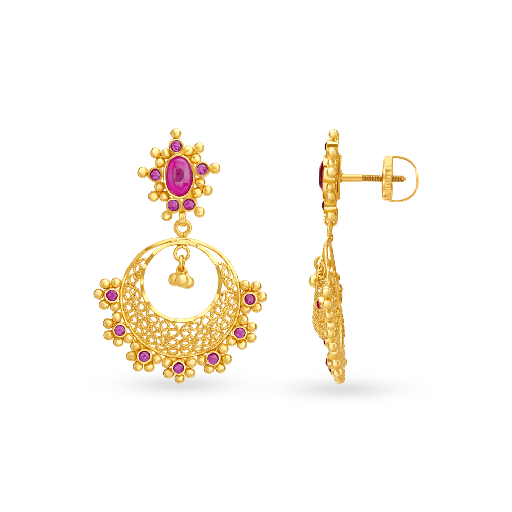 

Tantalising Gold Drop Earrings