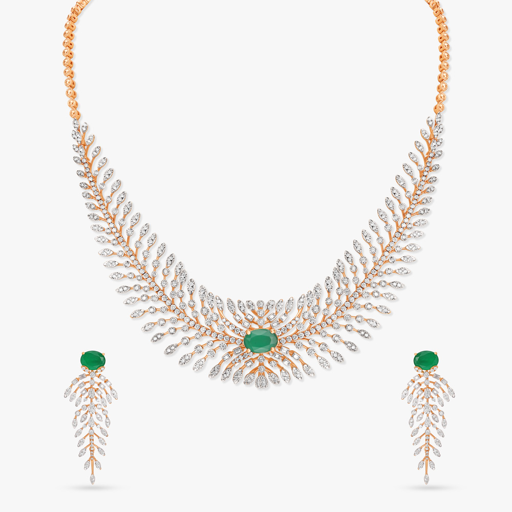 Contemporary Dreams Diamond Necklace Set