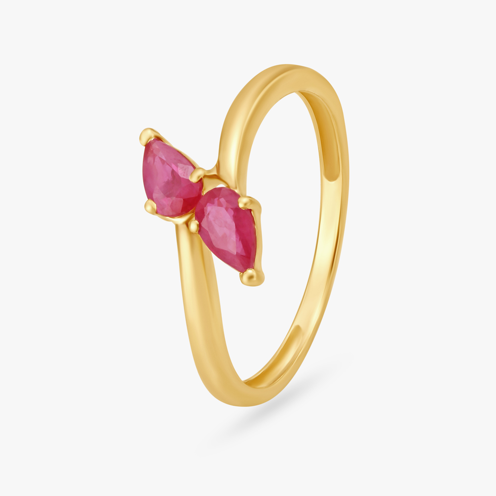 Voguish Ruby Ring