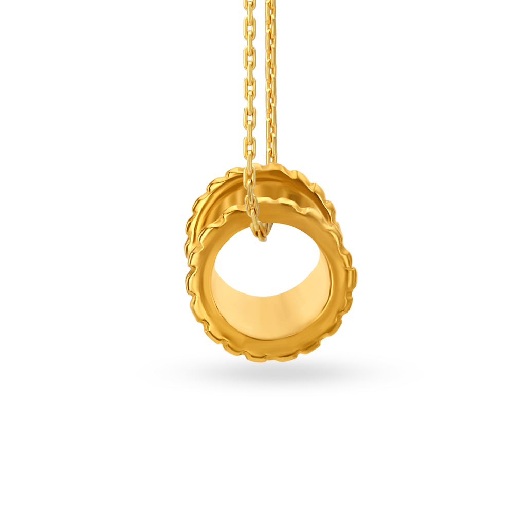 

Slender Gold Pendant