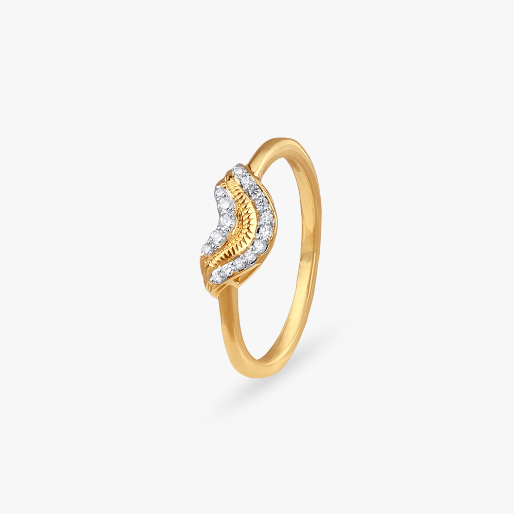 Ripple Shine Diamond Ring