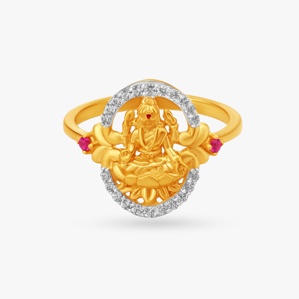

Lakshmi Gold Finger Ring