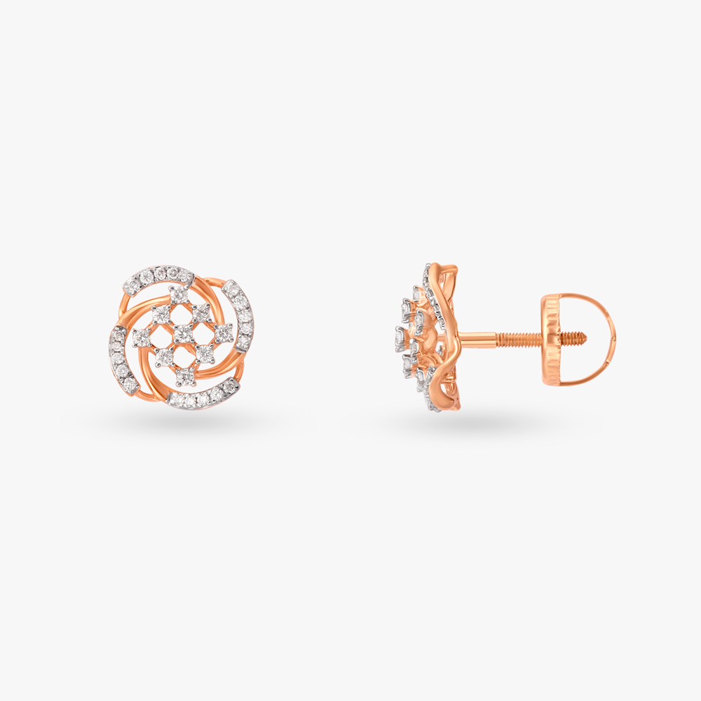 

Entwined Splendour Diamond Stud Earrings