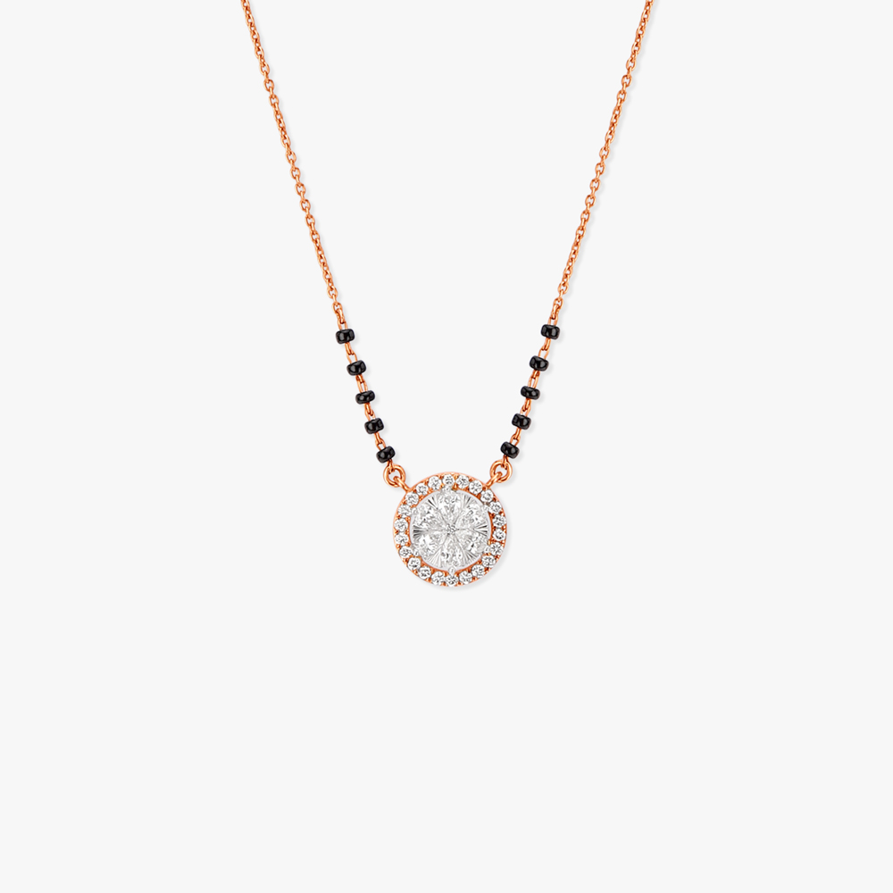 Studded Elegance Diamond Mangalsutra
