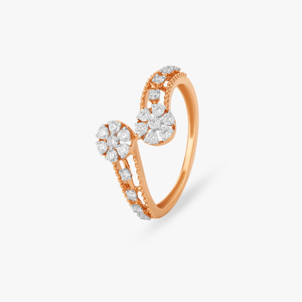 Stunning Floral Diamond Ring