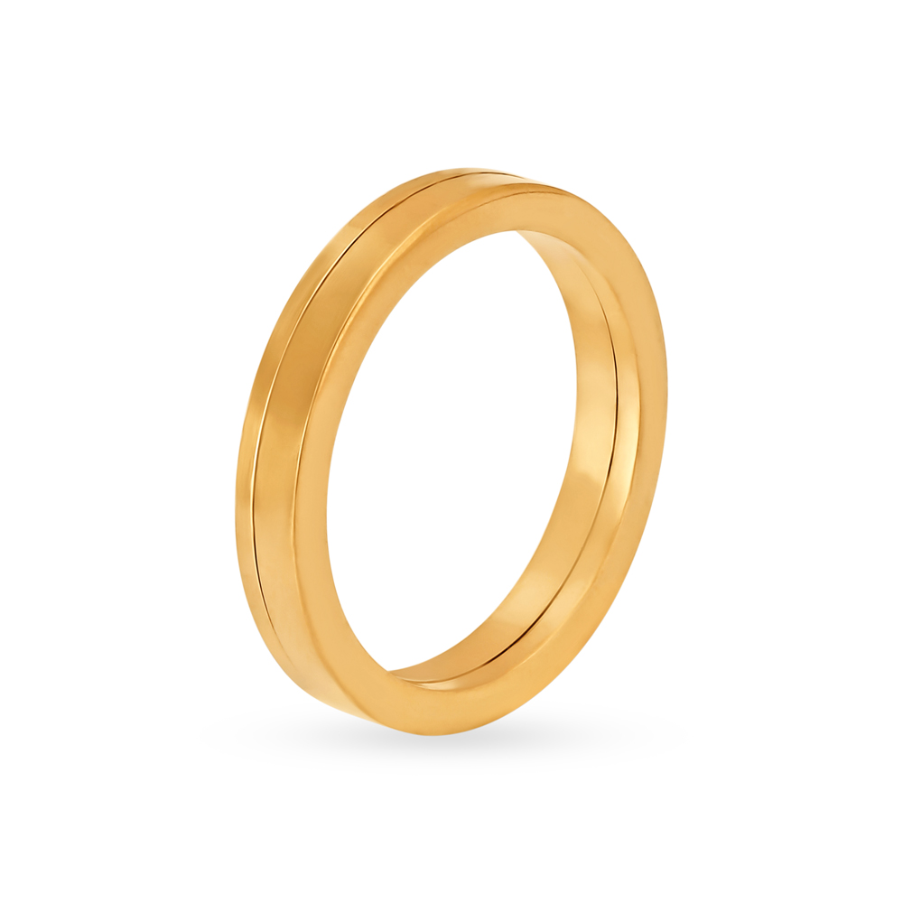 Brilliant 22 Karat Yellow Gold Finger Ring