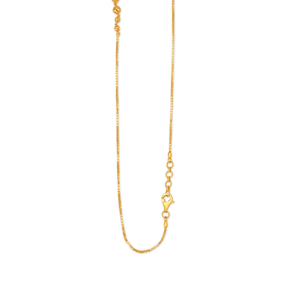 

Shining Hanging Bead Gold Chain