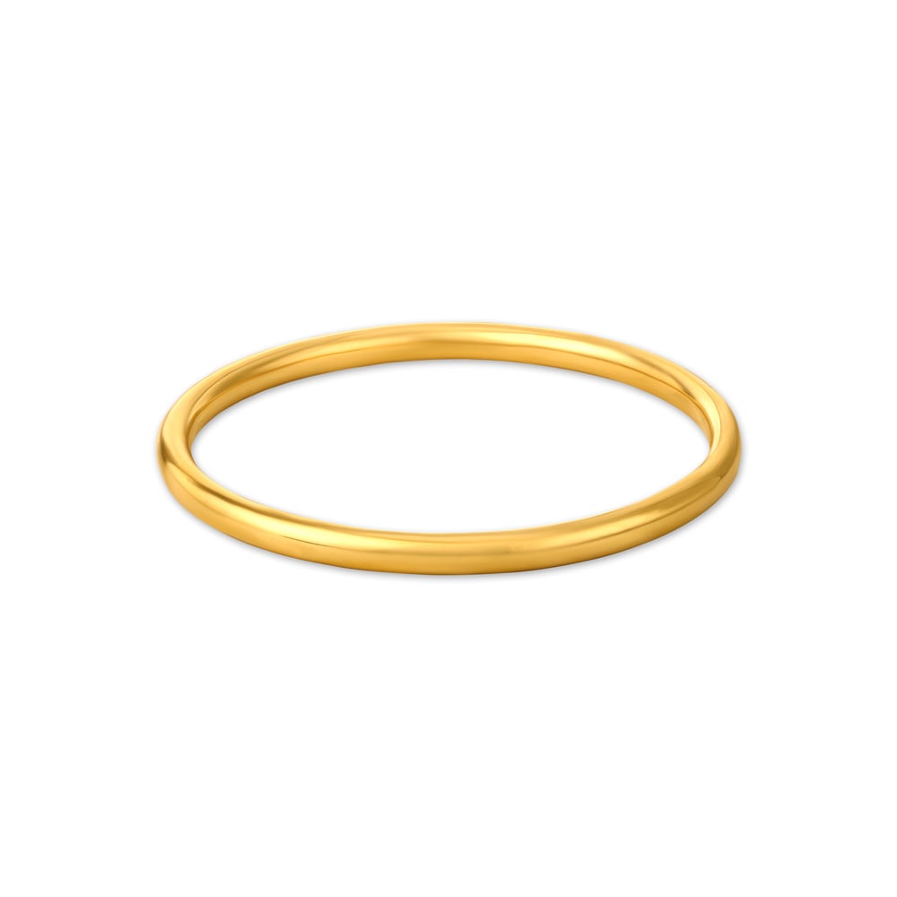 Plain Gold Bangles