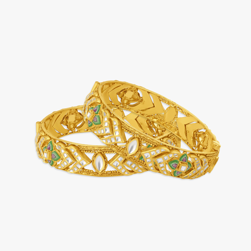 

Utkrisht Floral Bangle