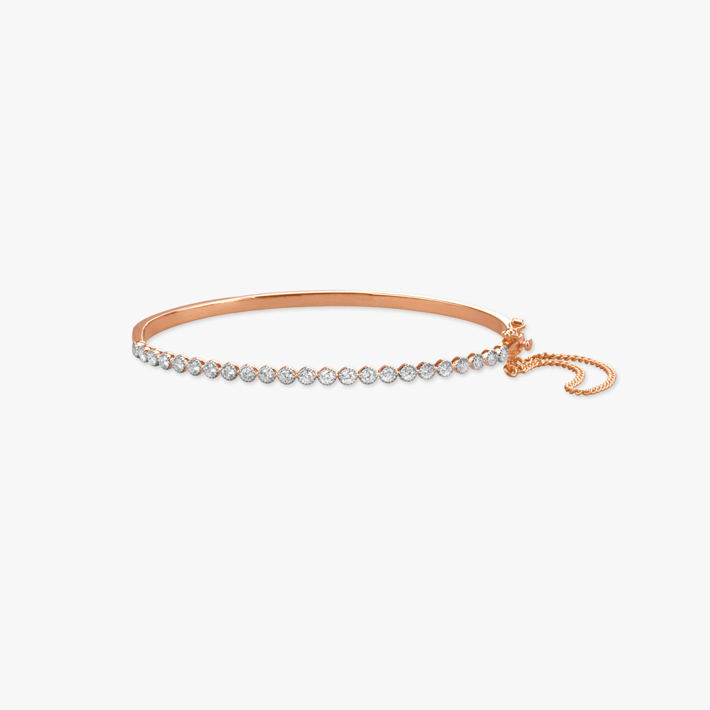 Linear Luxe Diamond Bangle