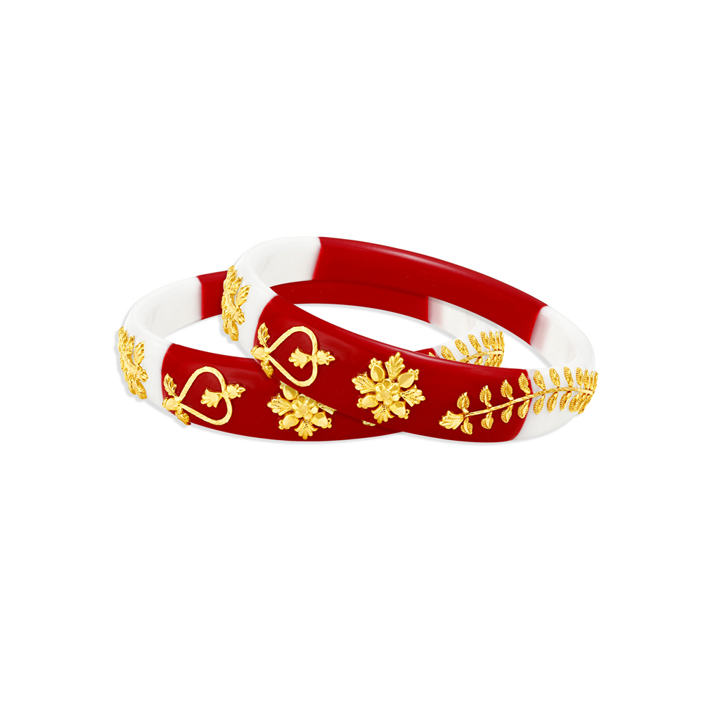 Traditional Shankha Pola Bangle