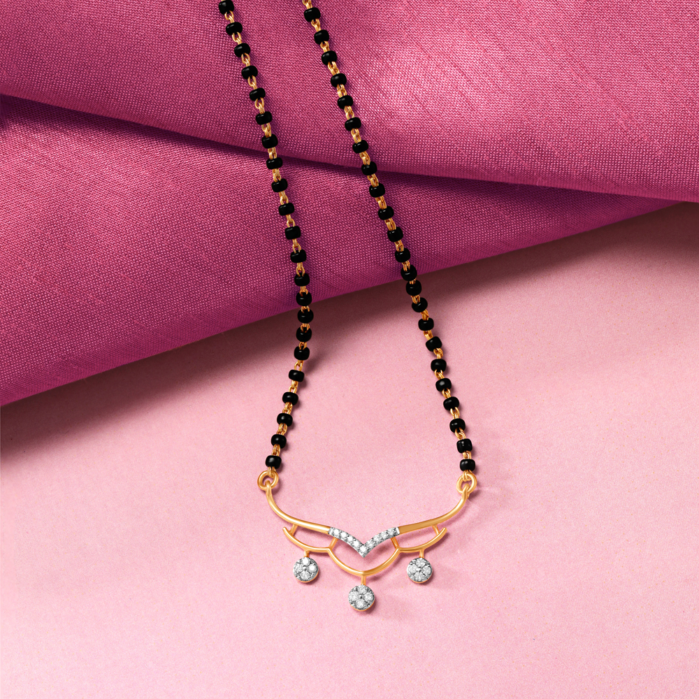 Captivating Diamond Mangalsutra