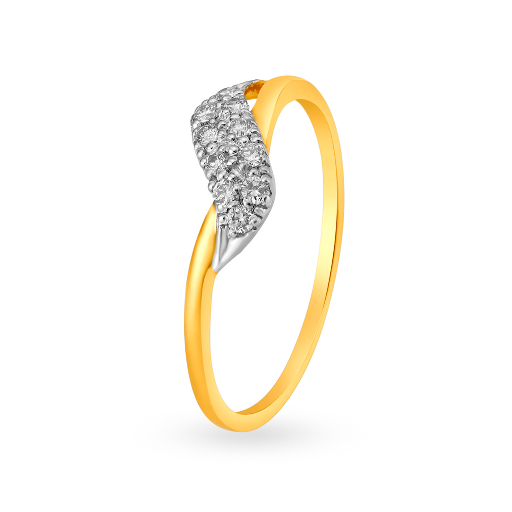 Earla Contemporary Diamond Ring