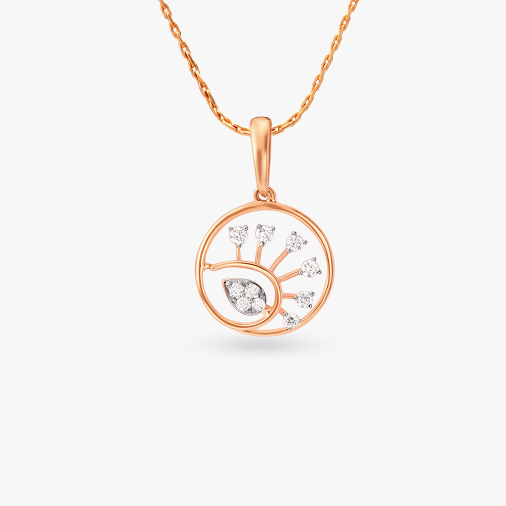 Botanical Brilliance Diamond Pendant